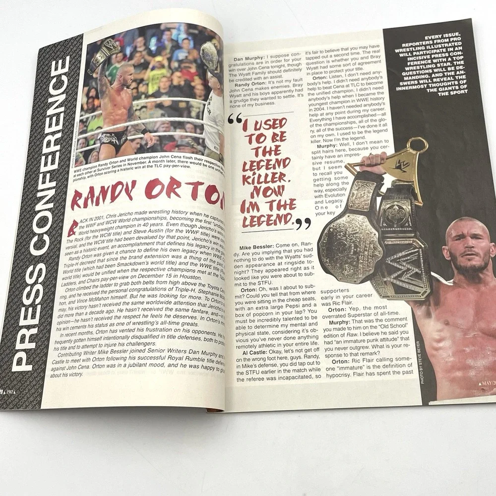 Pro Wrestling Illustrated May 2014 Undertaker WrestleMania WWE PWI Magazine